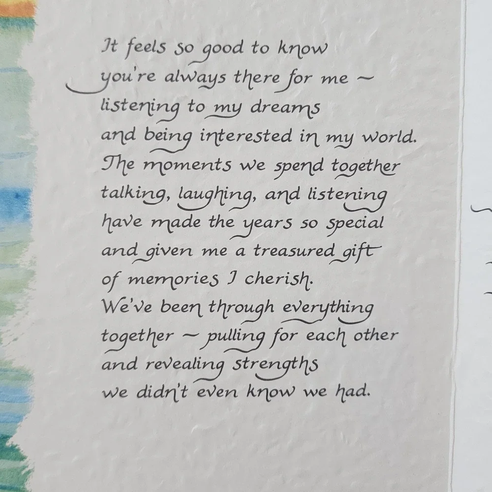 Blue Mountain Arts Fathers Day Card Husband Best Friend Linda Knight Watercolor